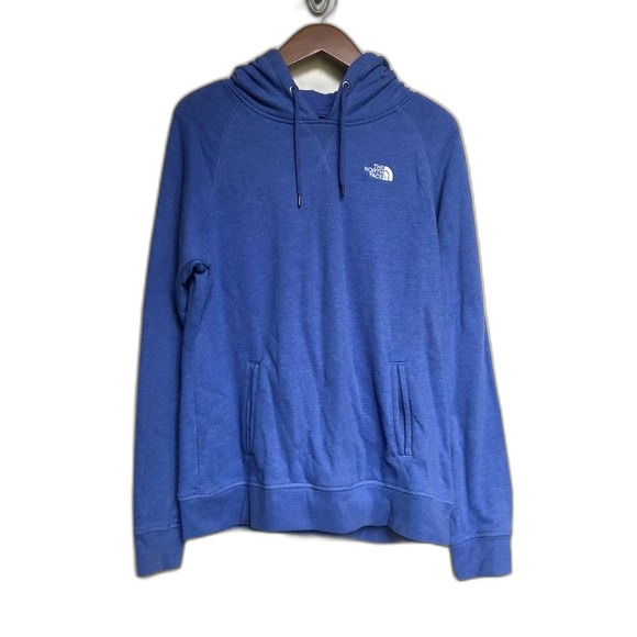 The North Face Purple French Terry Pullover Hoodie Size Large - Picture 2 of 16